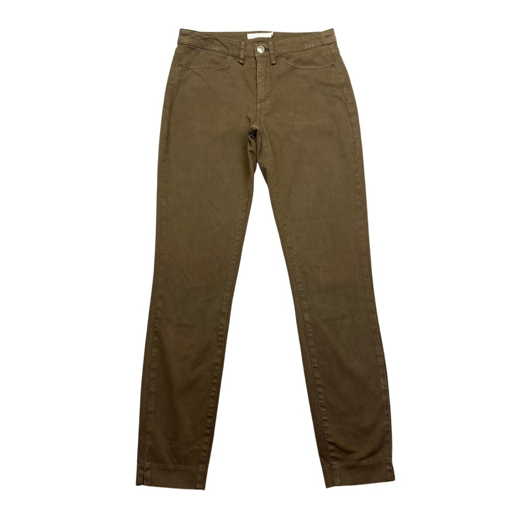 Peter‎ Millar Women Brown Skinny Pants LF22B46 Cotton Modal Stretch Size 2